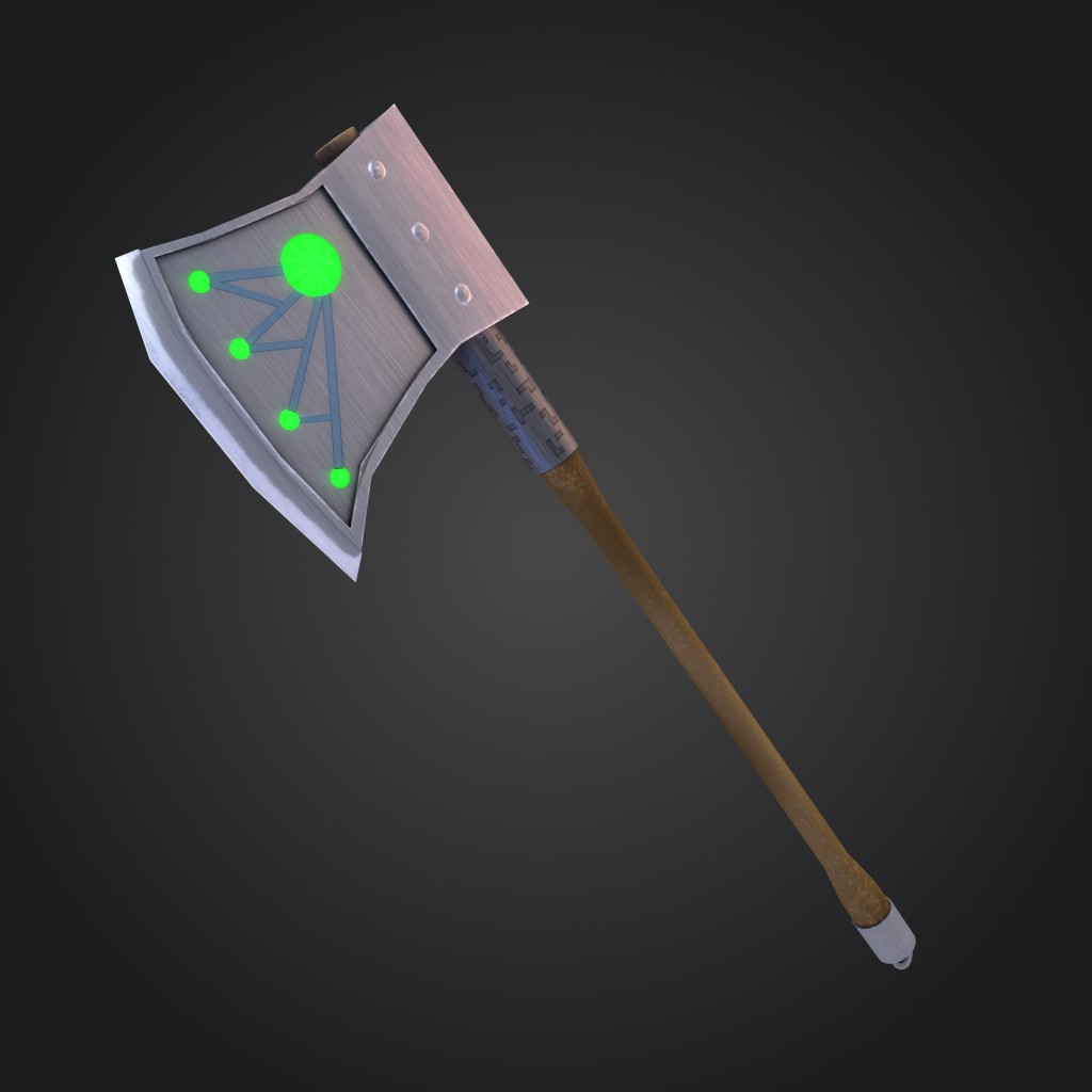 RuneAxe(Low Poly) preview image 1